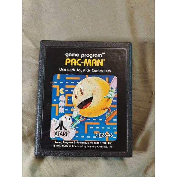 Pac-Man for Atari 2600. Tested & Works. Vintage 1981. - Picture 1 of 3